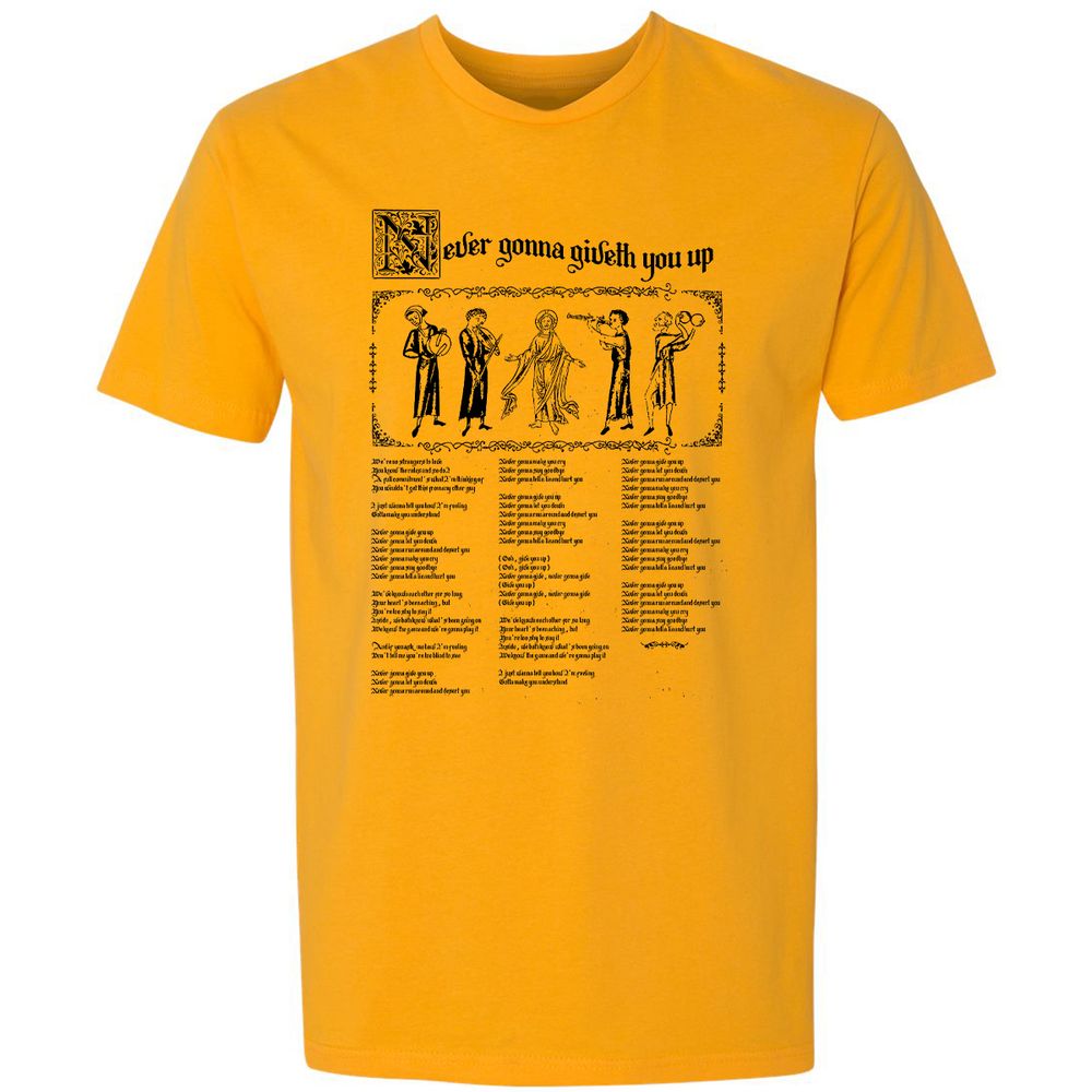 Premium Unisex T-Shirt - 7GN7EL7E - Gold - 12