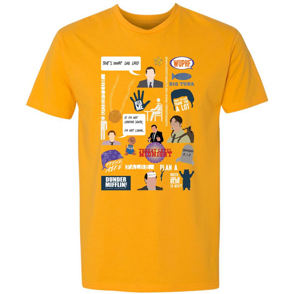 Premium Unisex T-Shirt - HD5S1232 - Gold - 12