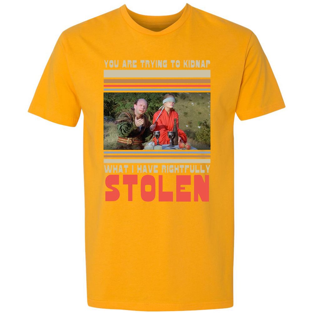 Premium Unisex T-Shirt - N1T27W14 - Gold - 12