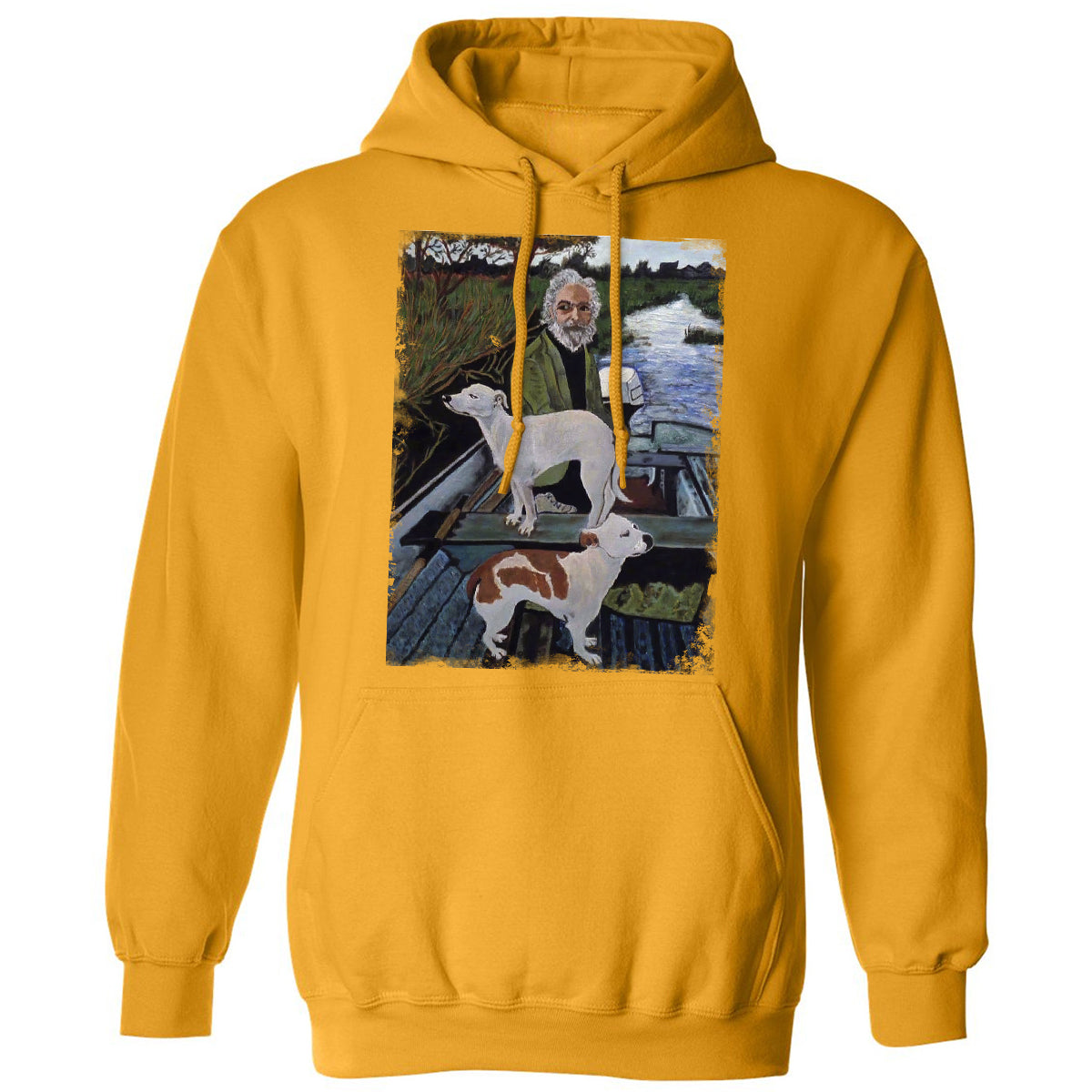 Classic Unisex Hoodie - F255G9WQ - Gold - 12