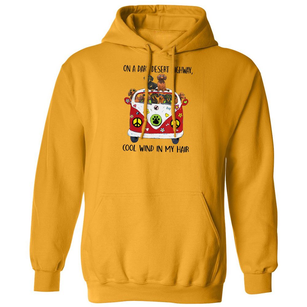 Classic Unisex Hoodie - CR85H73J - Gold - 12