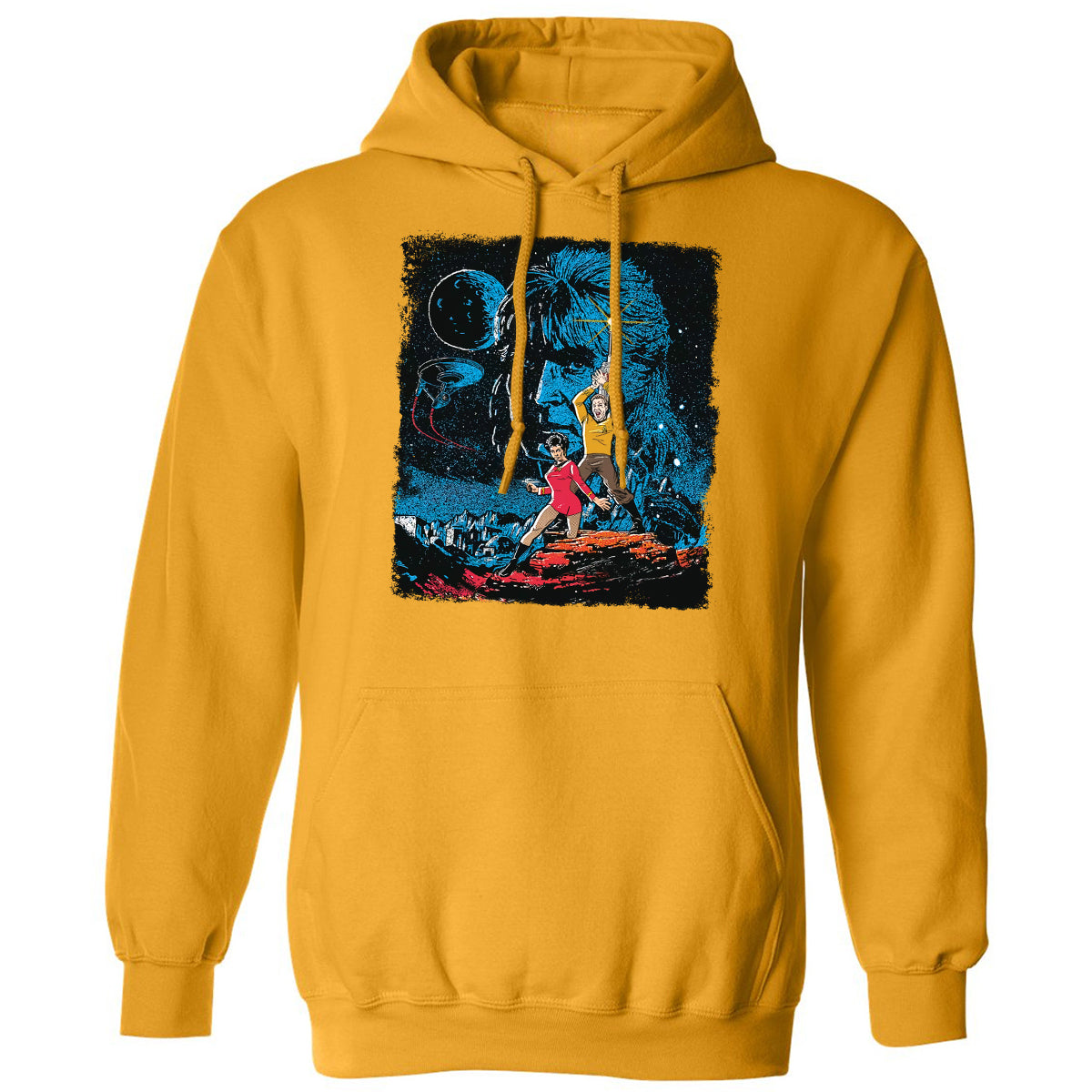Classic Unisex Hoodie - WKC2G3AQ - Gold - 12