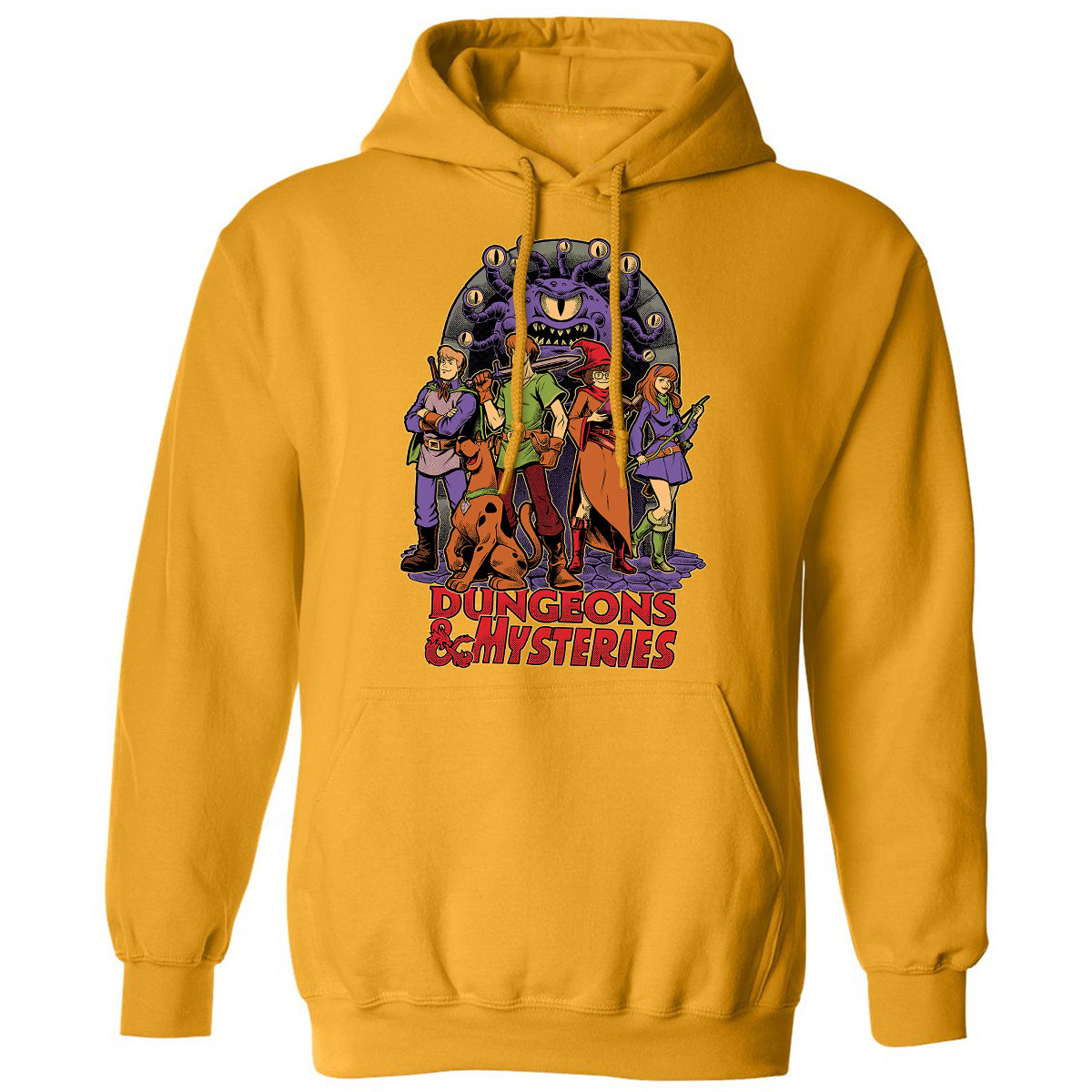 Classic Unisex Hoodie - 3B1XQ5DS - Gold - 12