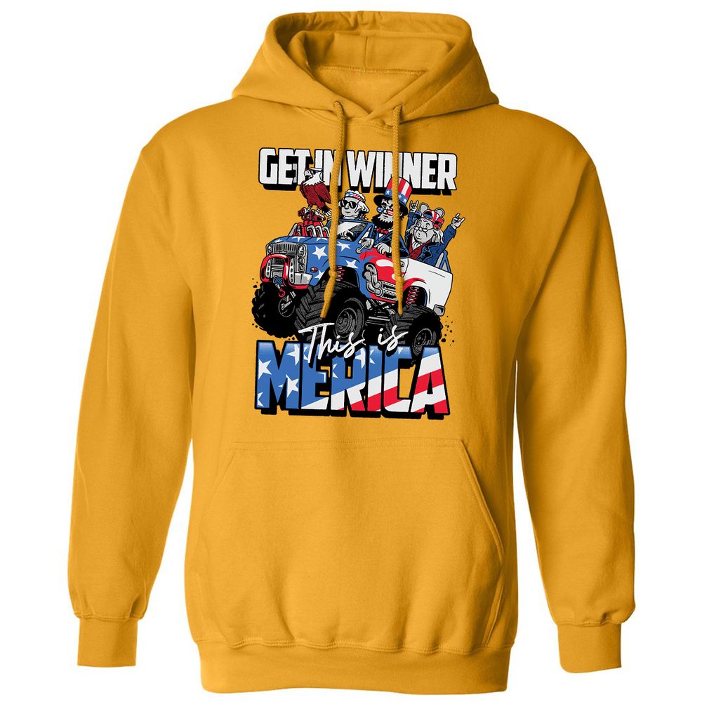 Classic Unisex Hoodie - 2Q7MKDCZ - Gold - 12