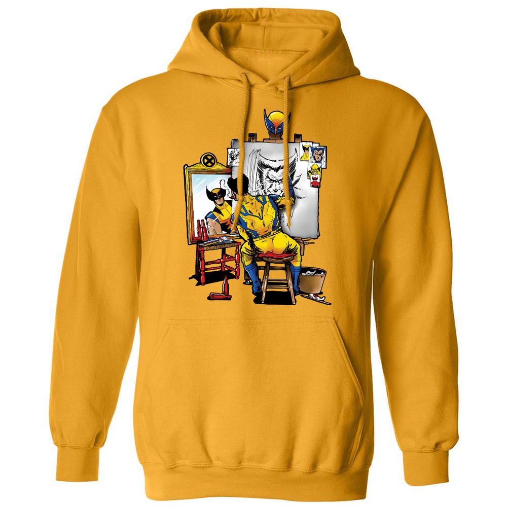 Classic Unisex Hoodie - 2Q436JVQ - Gold - 12