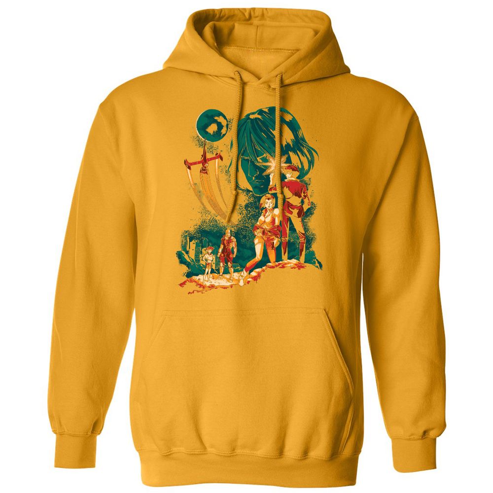 Classic Unisex Hoodie - 8FC41CHR - Gold - 12