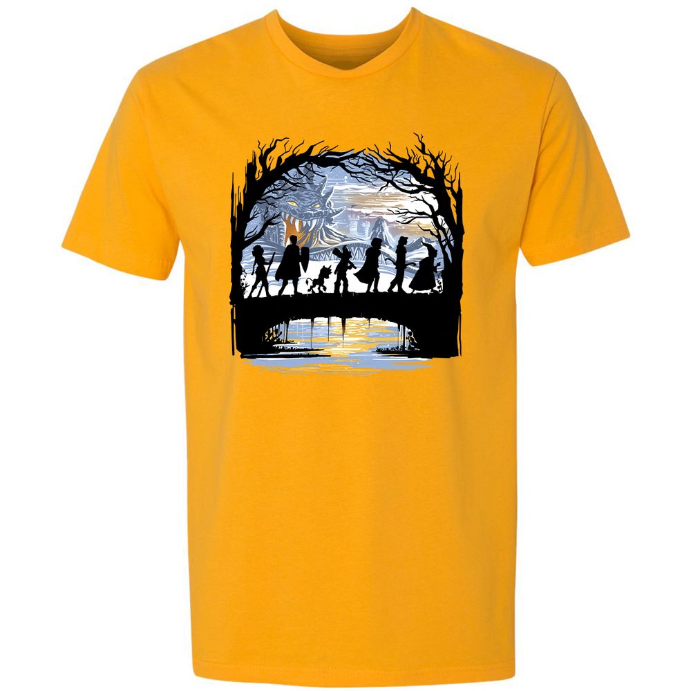 Premium Unisex T-Shirt - 1T3CL4P8 - Gold - 12