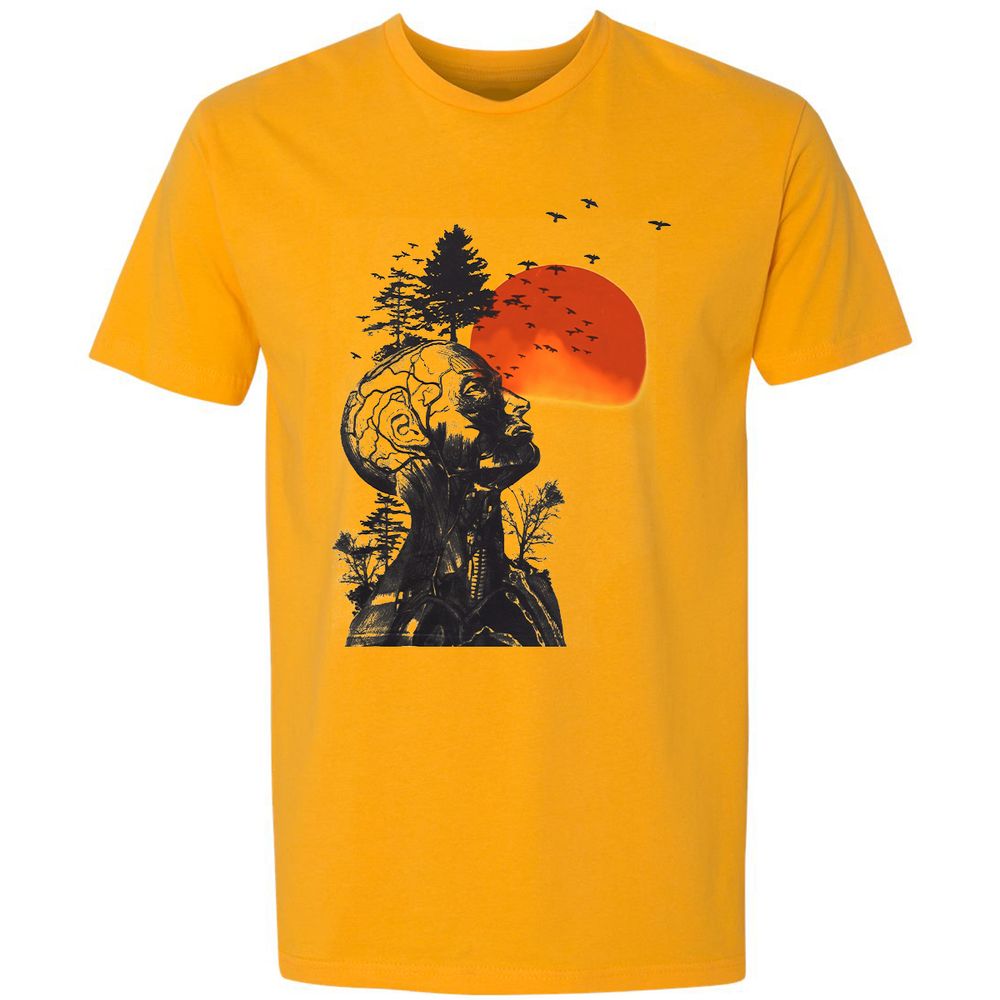Premium Unisex T-Shirt - 1EX178QX - Gold - 12