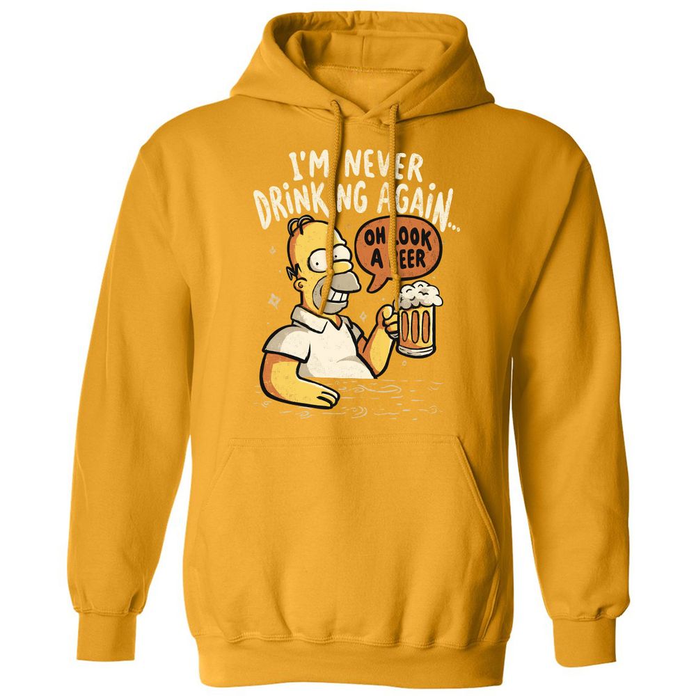 Classic Unisex Hoodie - TS6NVQFX - Gold - 12
