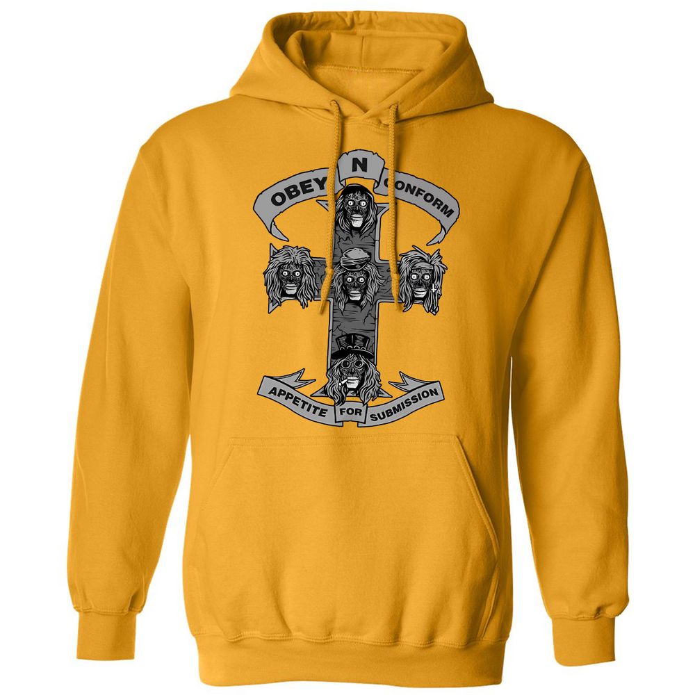 Classic Unisex Hoodie - E494JEGW - Gold - 12