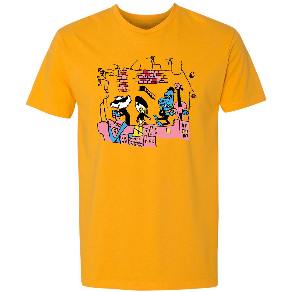 Premium Unisex T-Shirt - 9KQM9BLS - Gold - 12