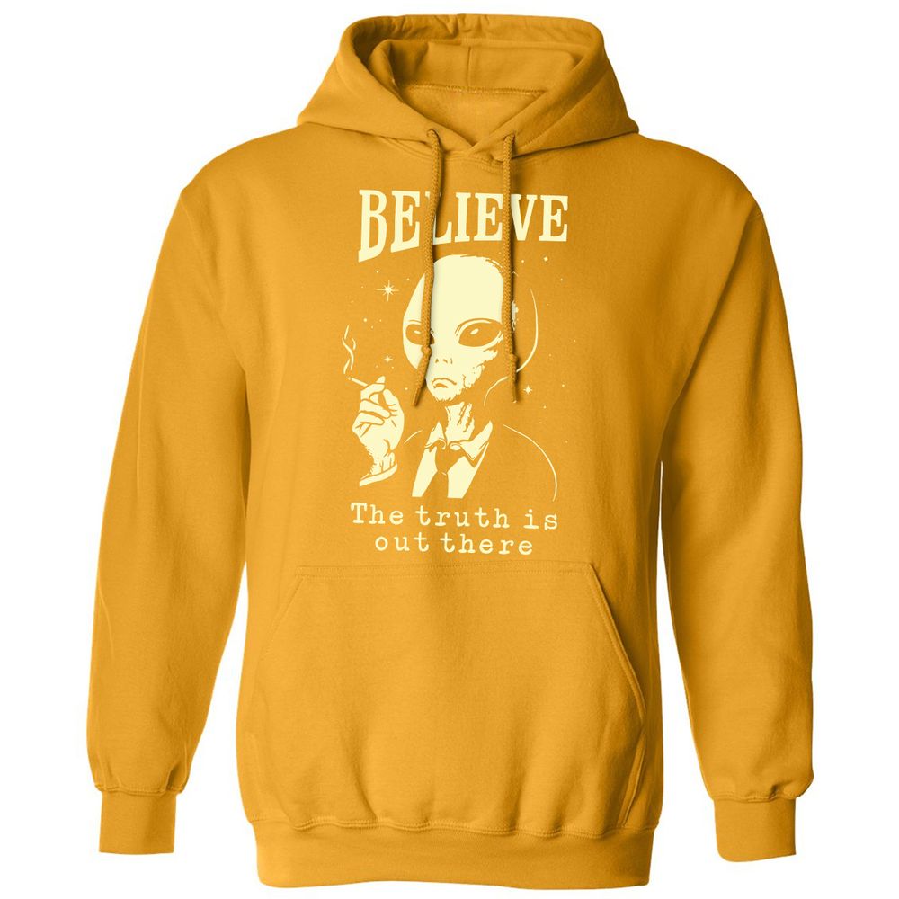 Classic Unisex Hoodie - NTN36CDW - Gold - 12