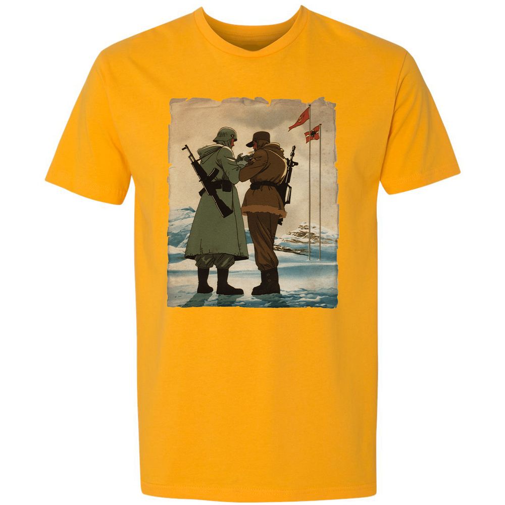 Premium Unisex T-Shirt - CLAQUN6G - Gold - 12