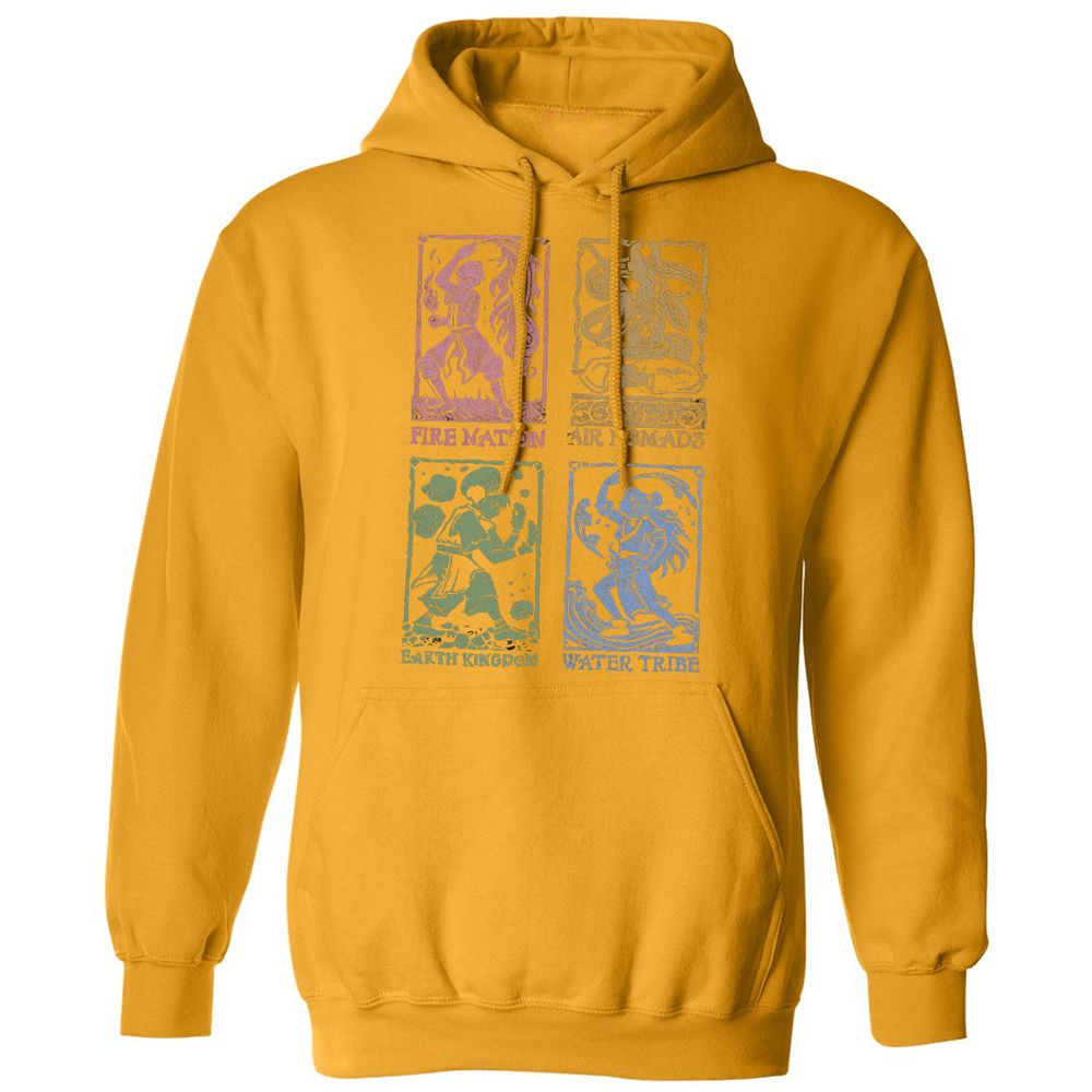Classic Unisex Hoodie - BQT3B62F - Gold - 12