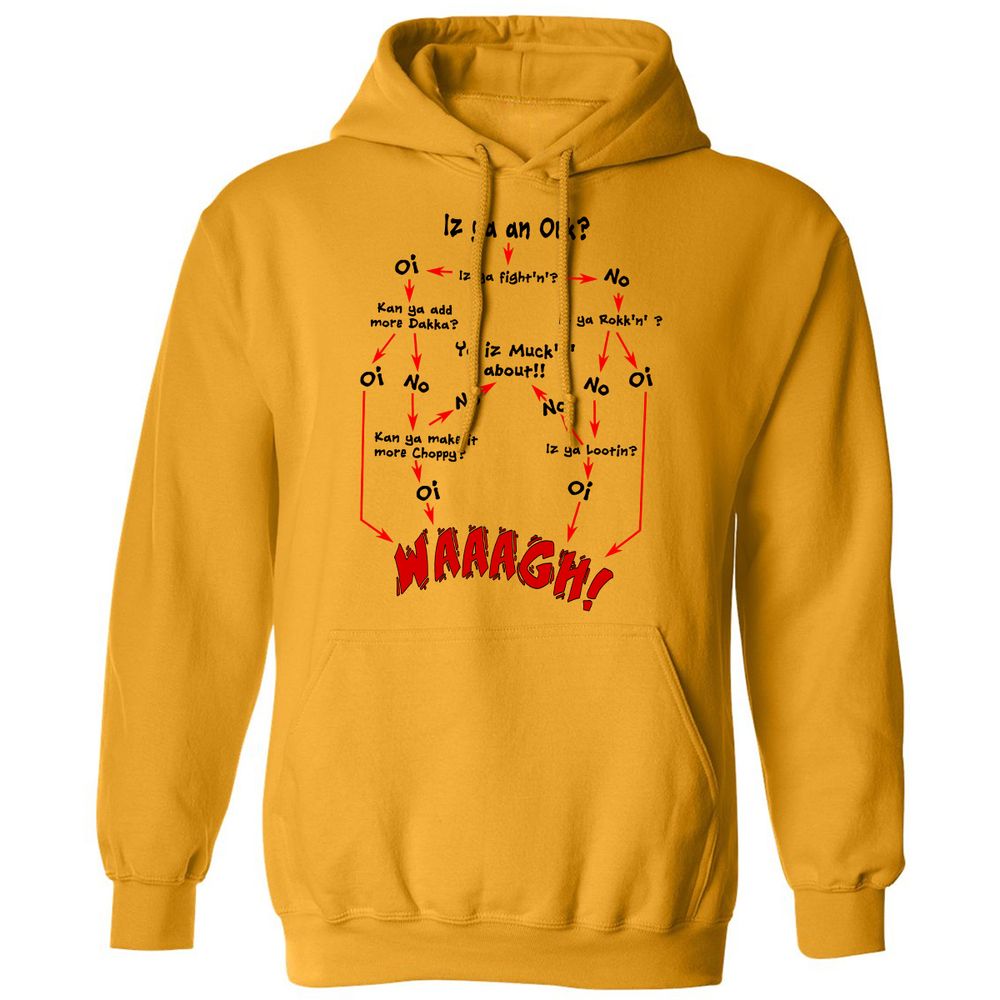 Classic Unisex Hoodie - D29QAR56 - Gold - 12