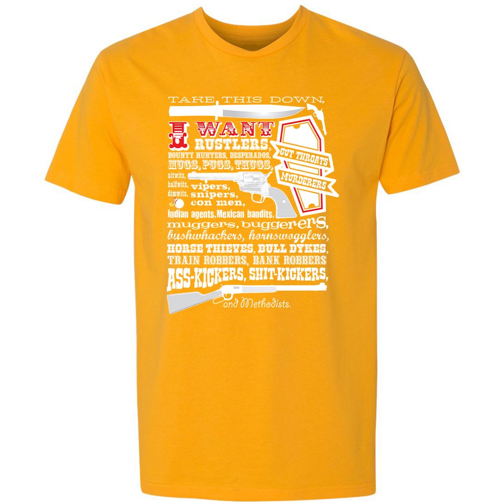 Premium Unisex T-Shirt - KANCFMM2 - Gold - 12