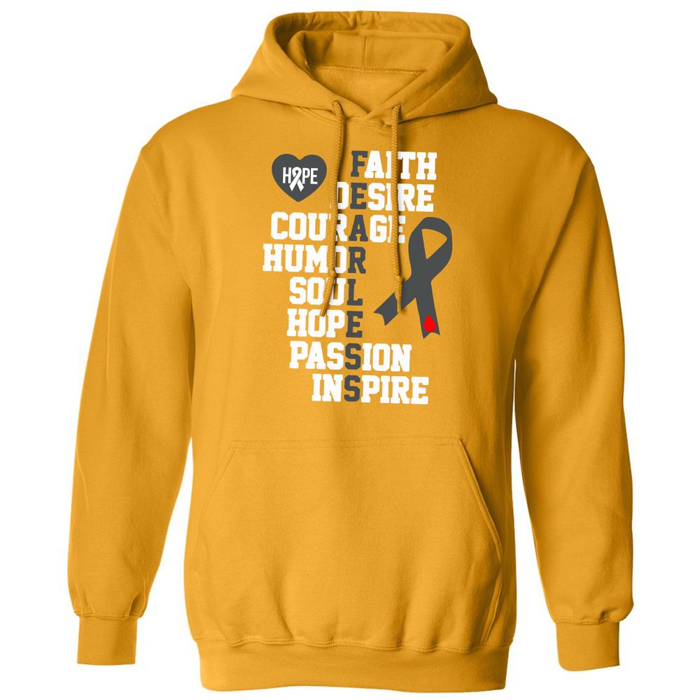 Classic Unisex Hoodie - W91EMD54 - Gold - 12