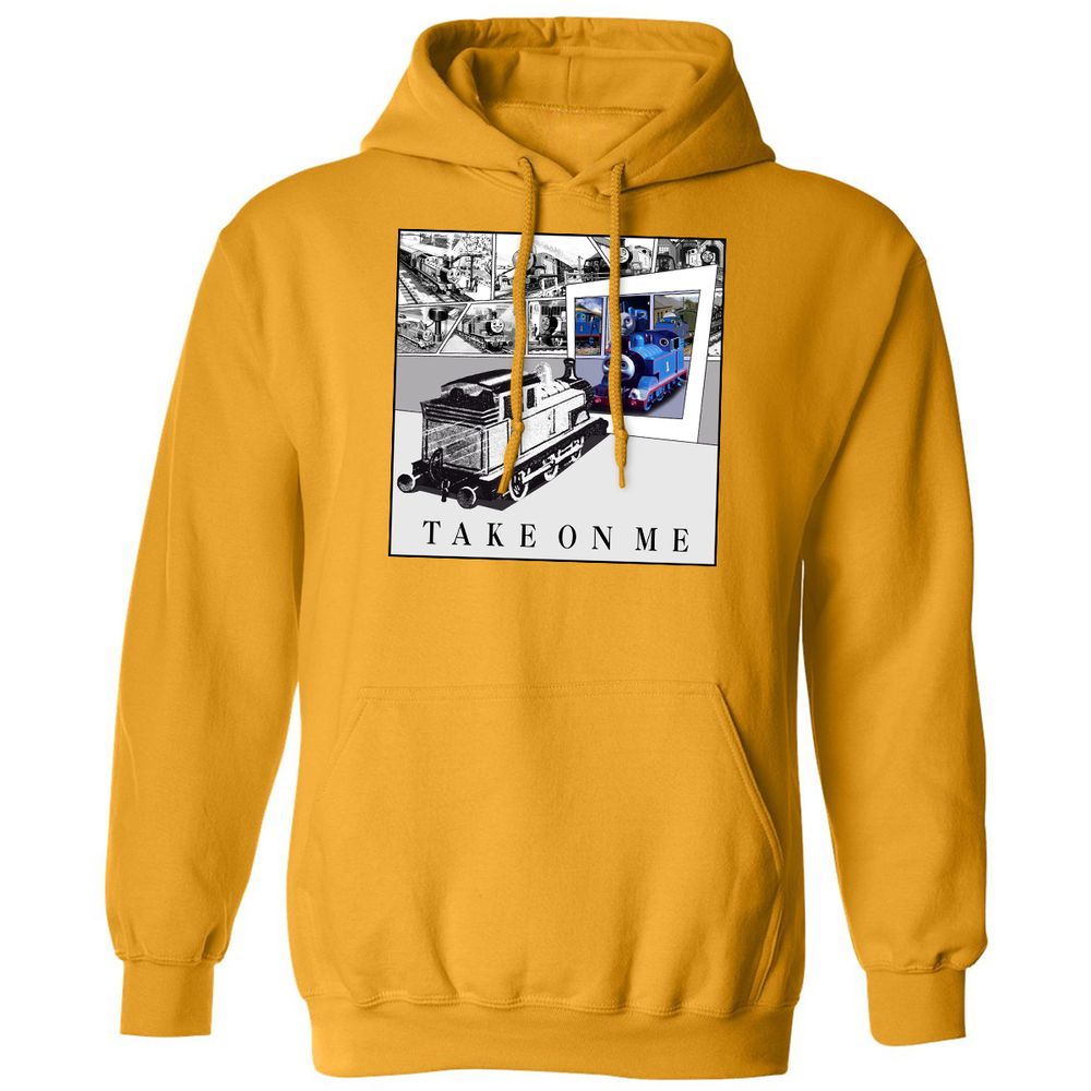 Classic Unisex Hoodie - 6T66JMGD - Gold - 12