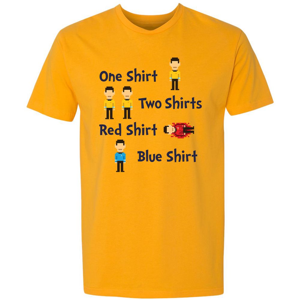 Red Shirt, Blue Shirt - Gold - 12