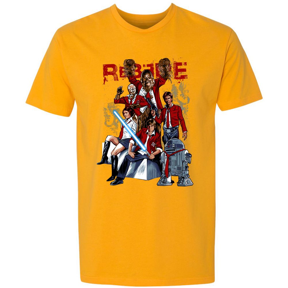 Premium Unisex T-Shirt - V4UPPD7T - Gold - 12