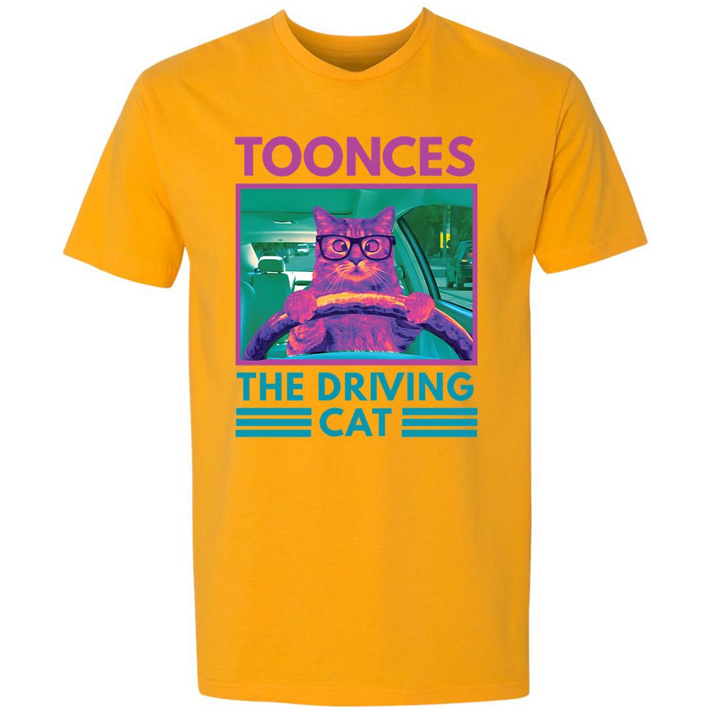 The Driving Cat - Gold - 12