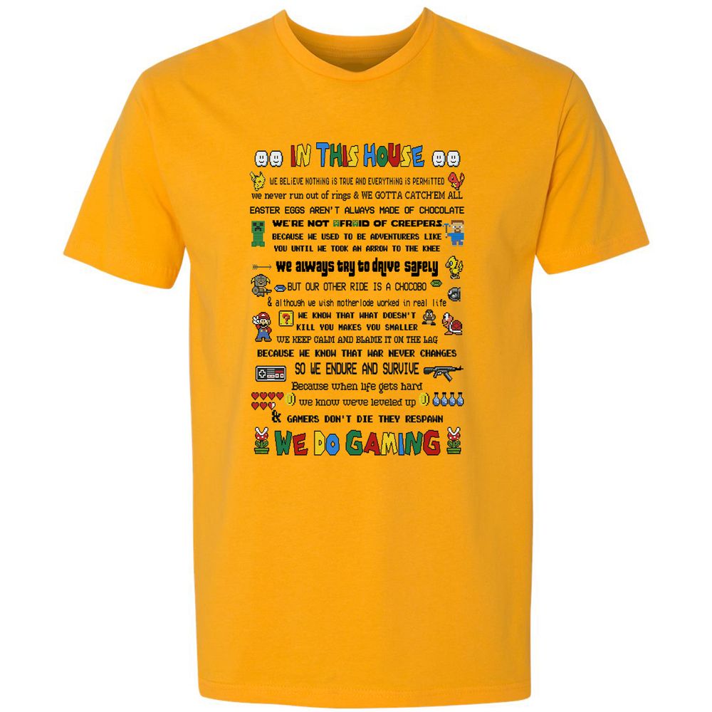 Premium Unisex T-Shirt - RT5KX615 - Gold - 12