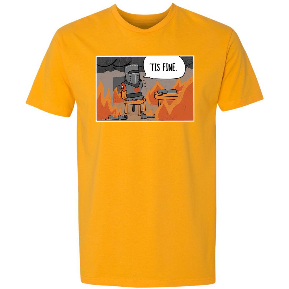 Premium Unisex T-Shirt - SBKECSFL - Gold - 12