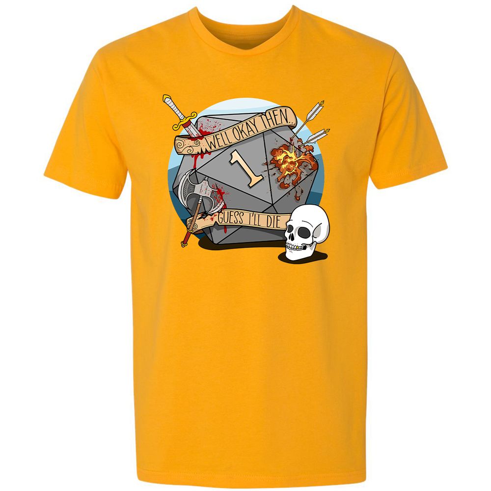 Premium Unisex T-Shirt - 3QDQGL3Q - Gold - 12