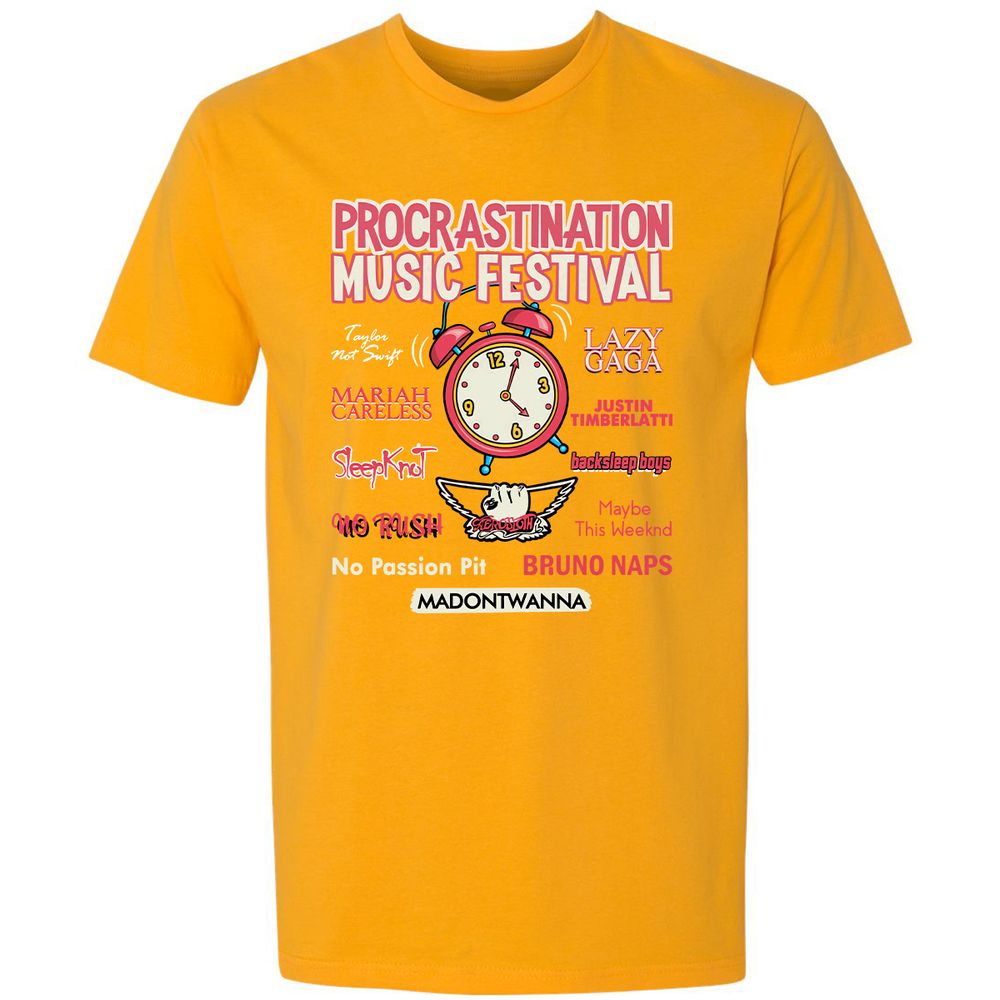 Premium Unisex T-Shirt - DSL14WLH - Gold - 12