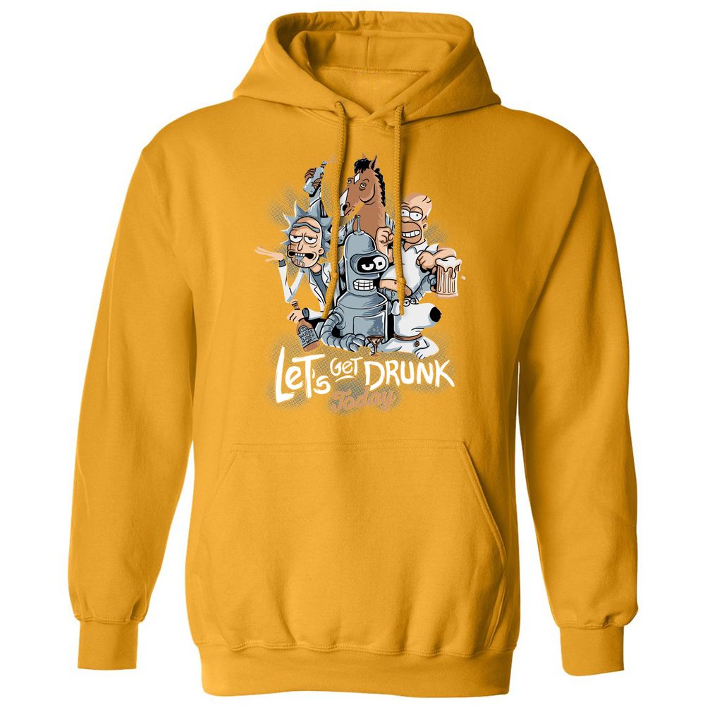 Classic Unisex Hoodie - U5AZTJKU - Gold - 12
