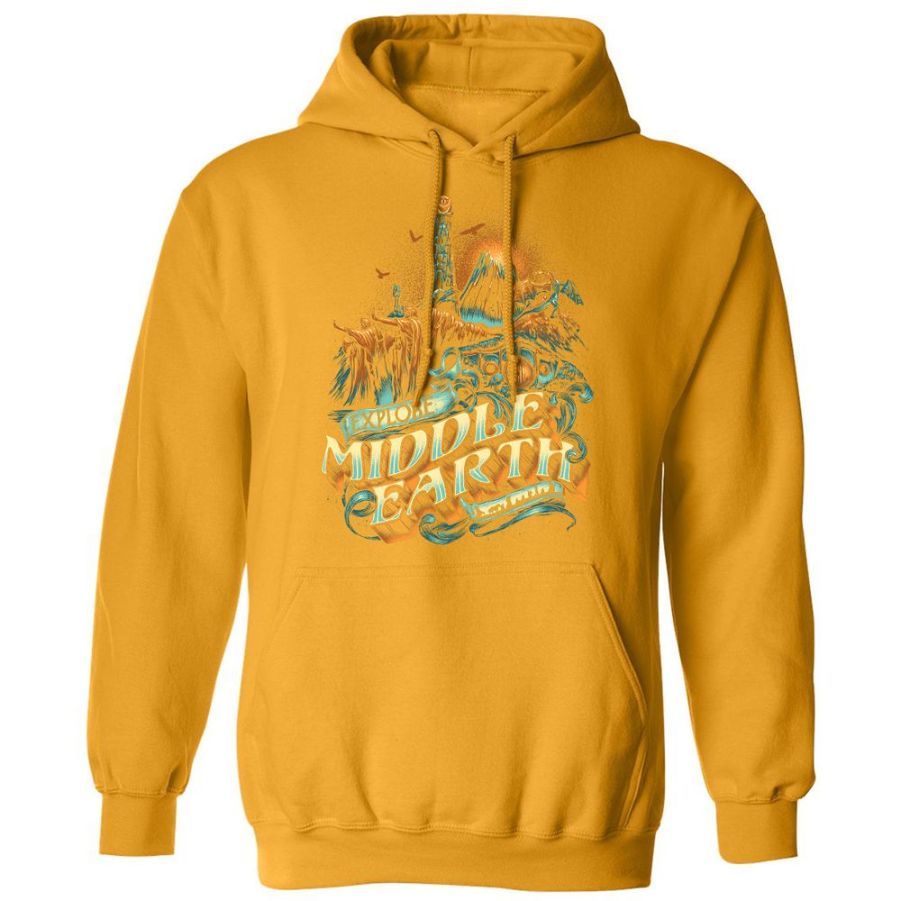Classic Unisex Hoodie - HR9U4RUZ - Gold - 12