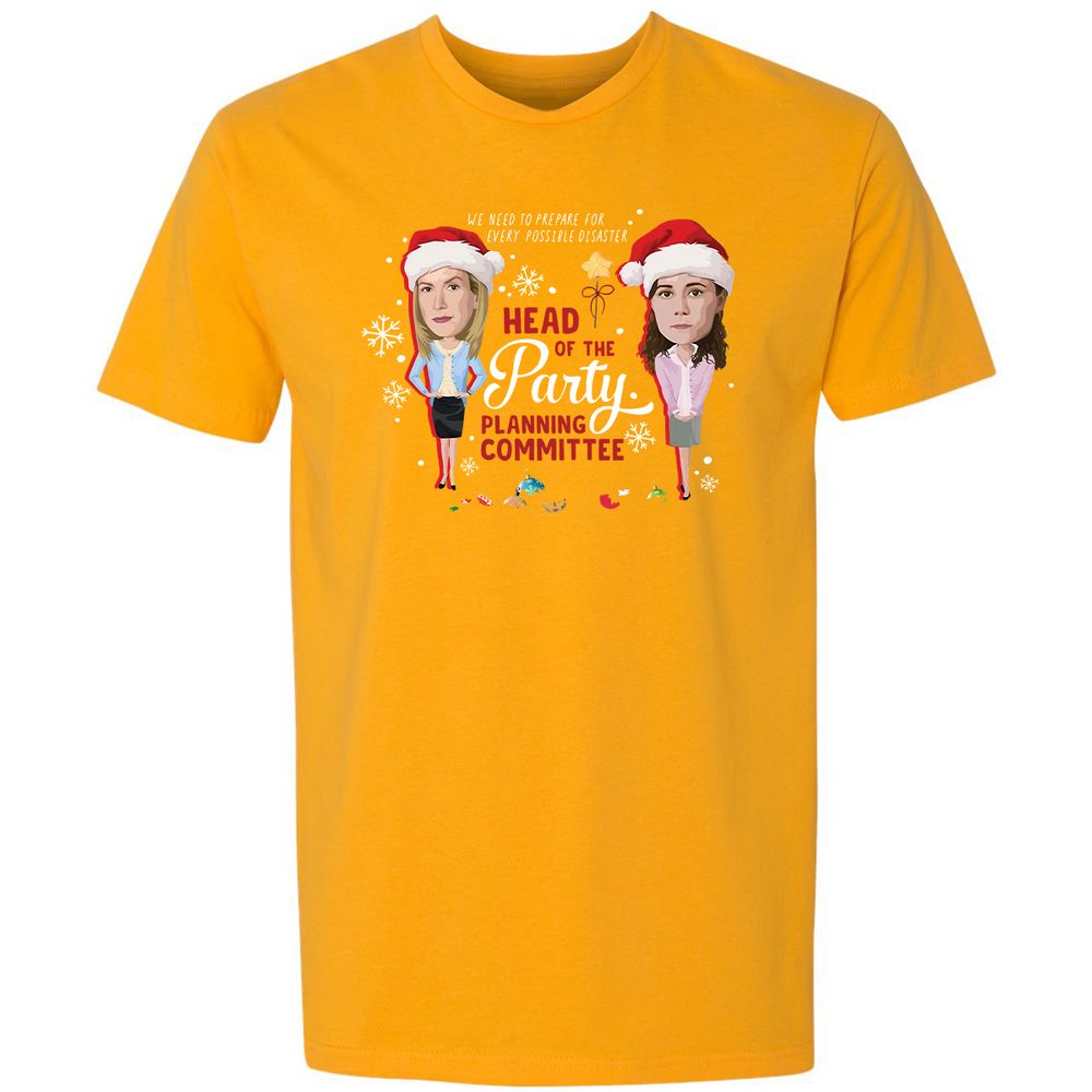 Head Of The Party Planning Committee Christmas - Gold - 12