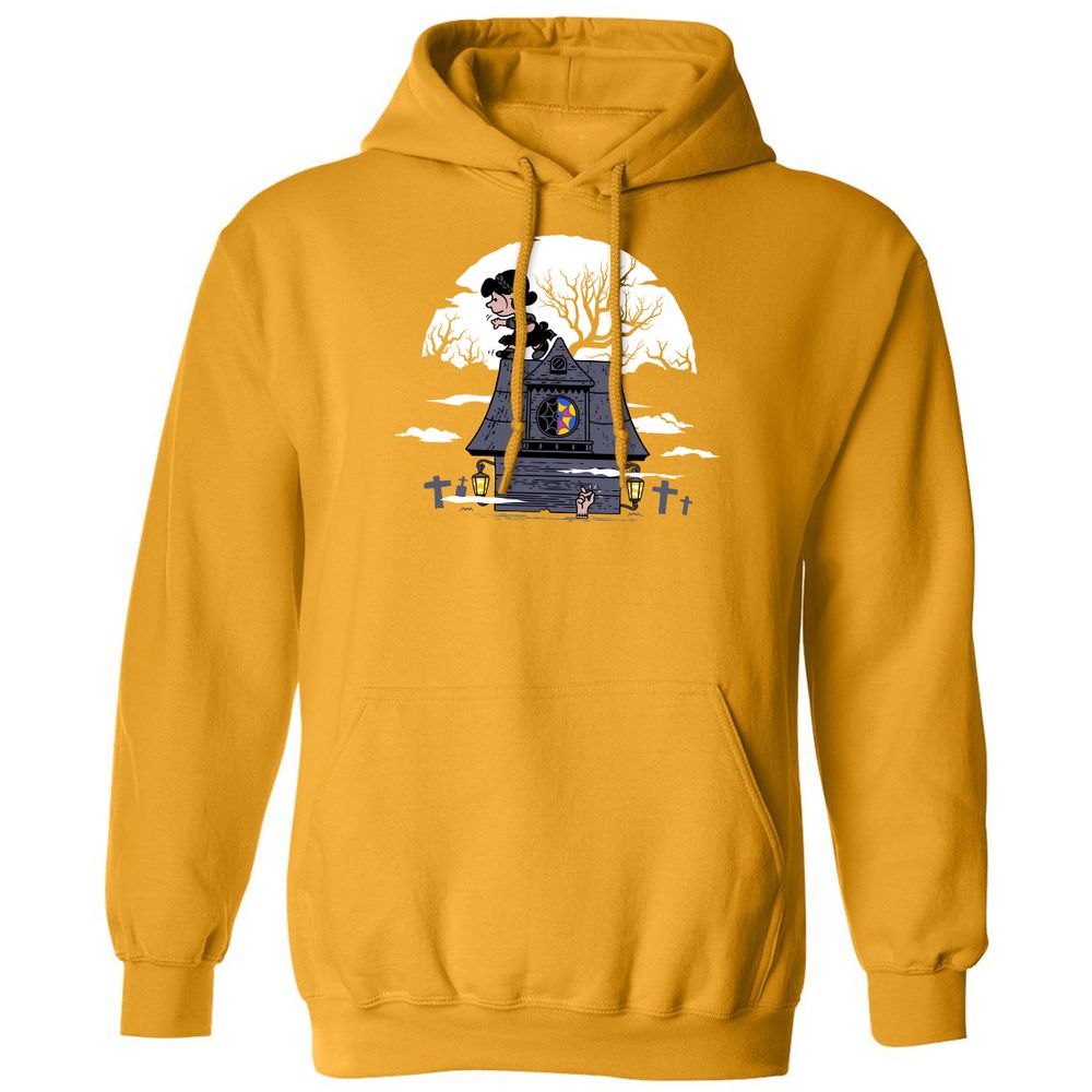 Classic Unisex Hoodie - B69U8VYT - Gold - 12