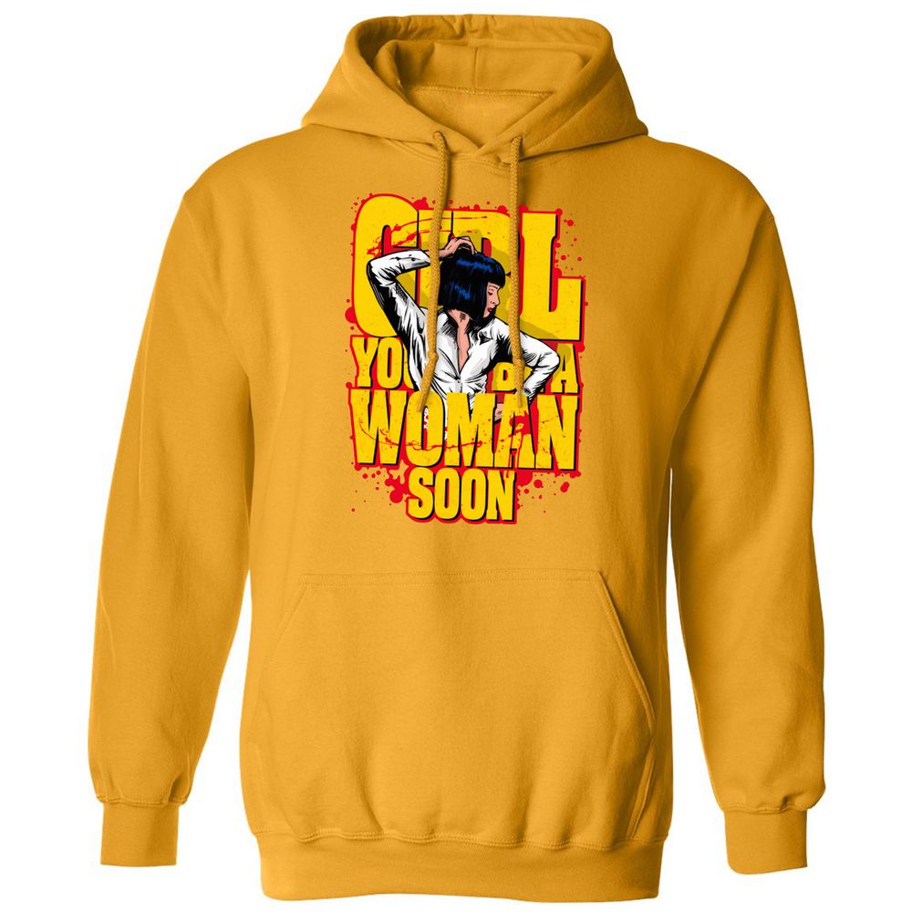 Classic Unisex Hoodie - QKCJYDCL - Gold - 12