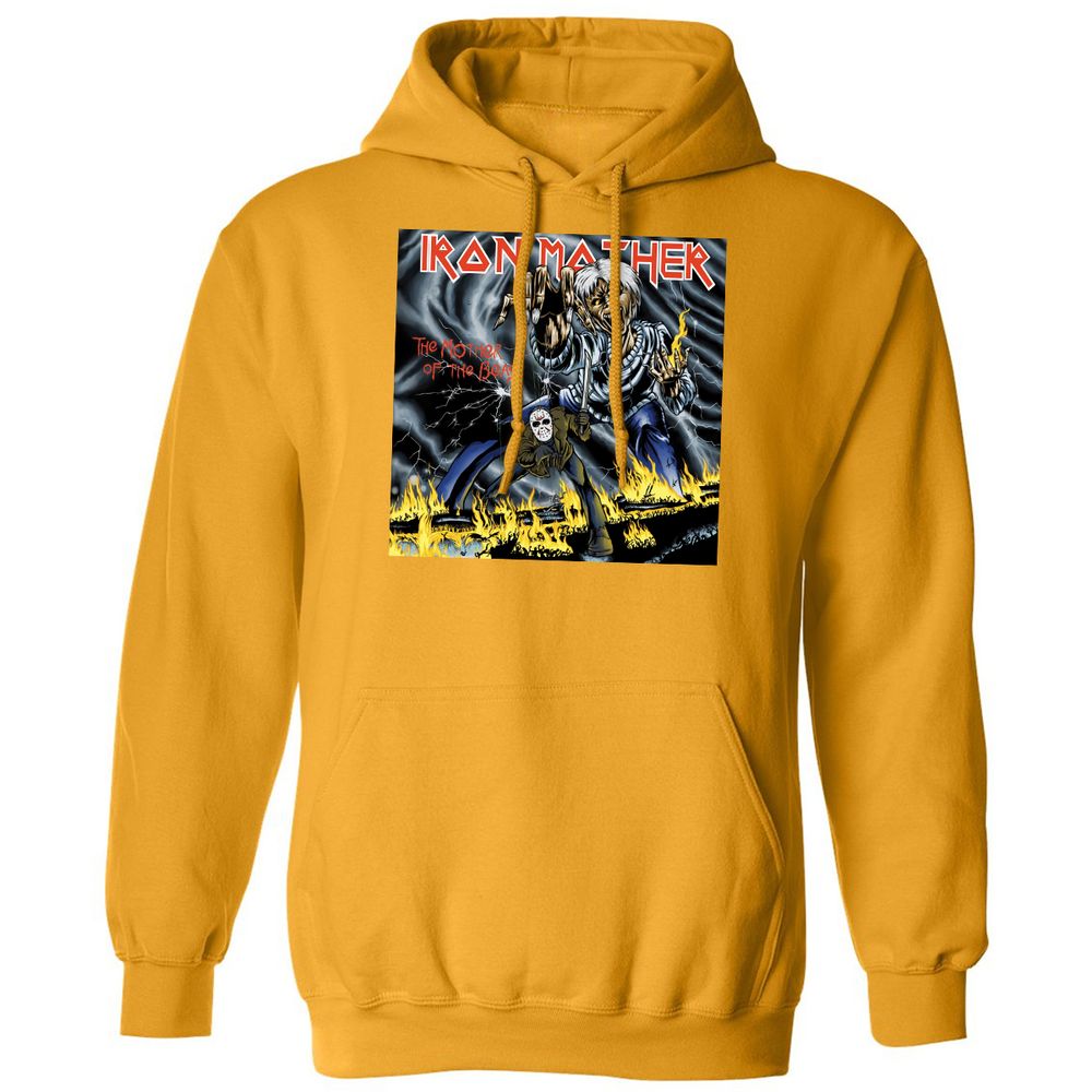 Classic Unisex Hoodie - 6T8QKA79 - Gold - 12