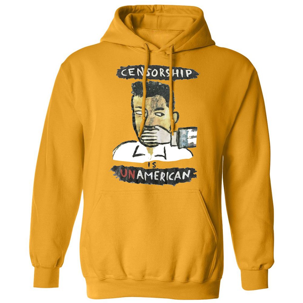 Censorship is Unamerican - Gold - 12