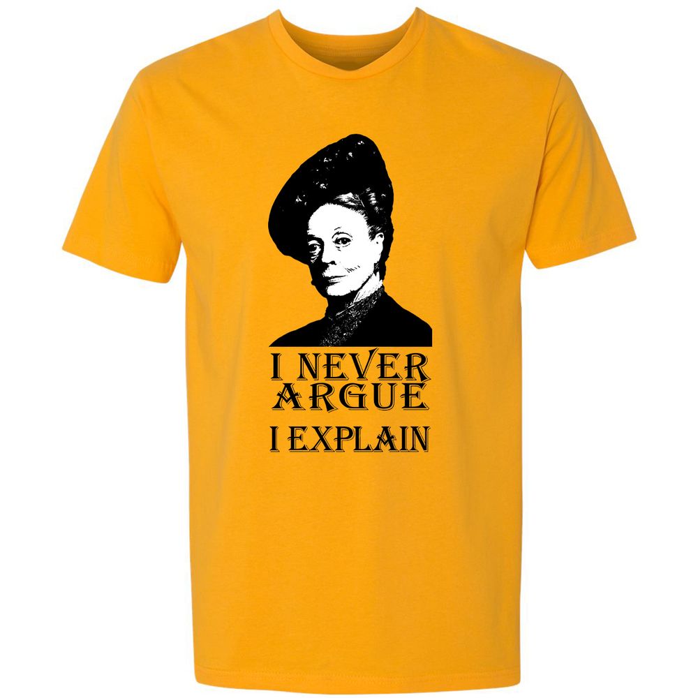 I never argue - Gold - 12