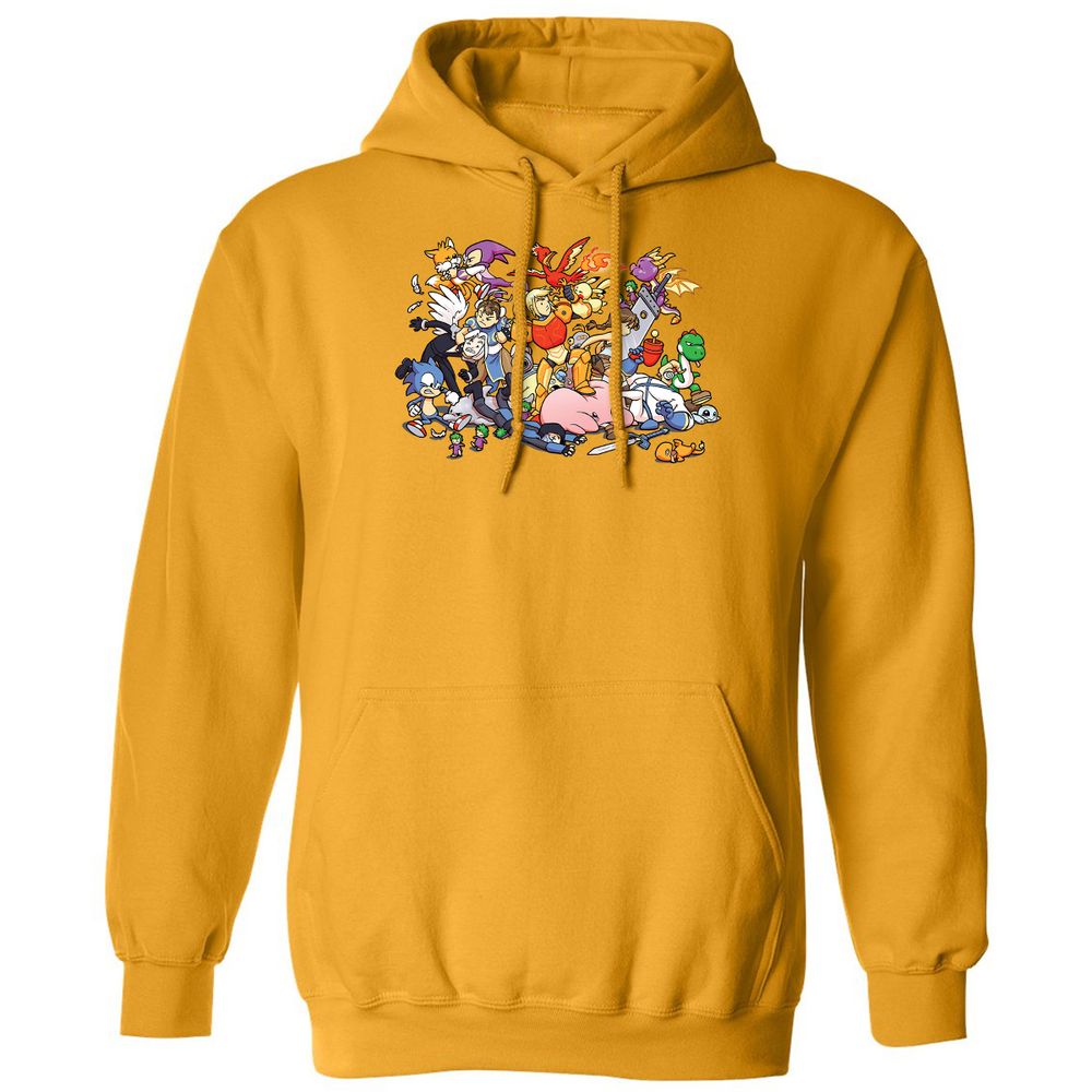 Classic Unisex Hoodie - DJZSD97W - Gold - 12