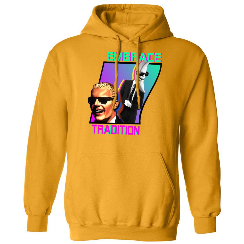 Classic Unisex Hoodie - UM231A69 - Gold - 12
