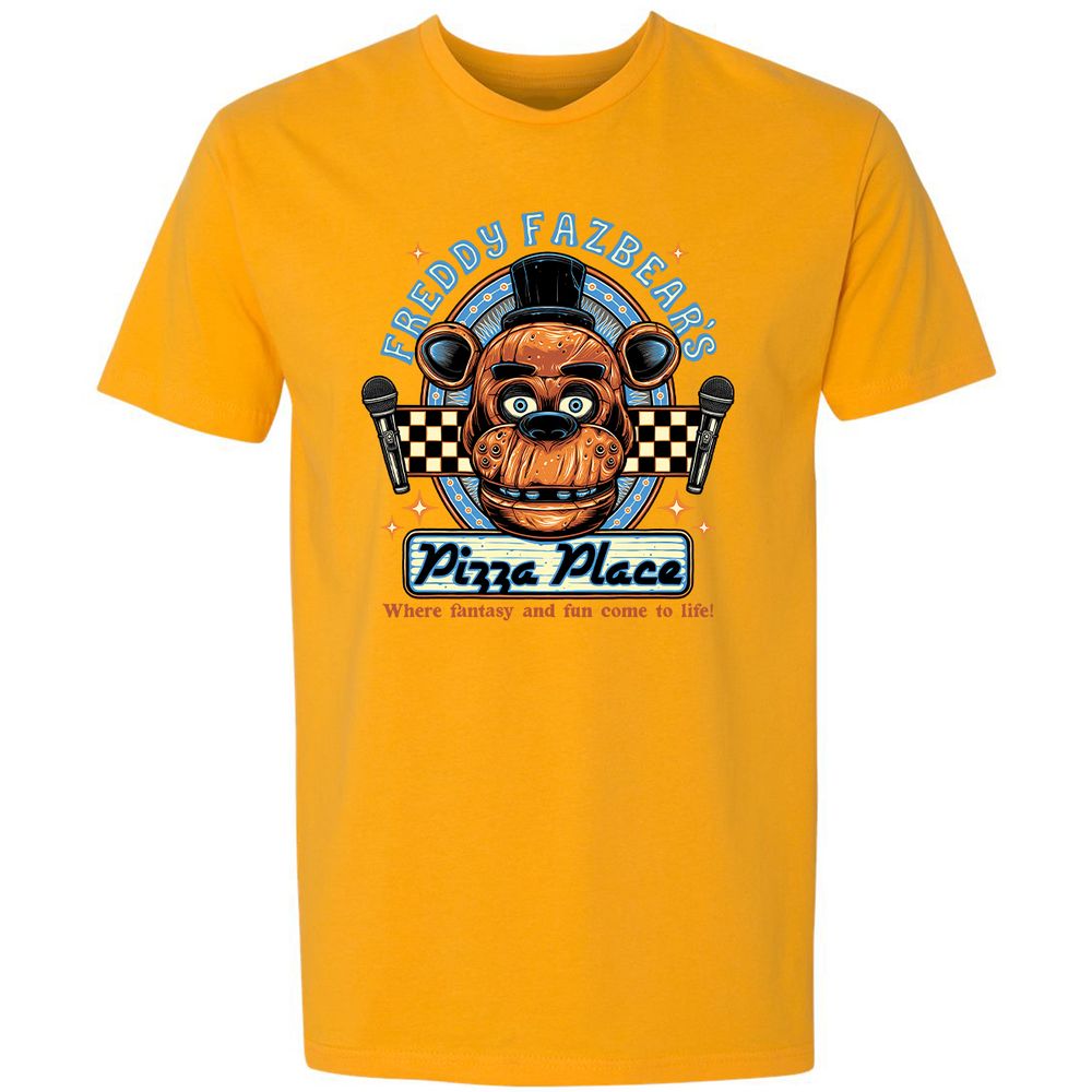 Premium Unisex T-Shirt - V2BE1DK8 - Gold - 12