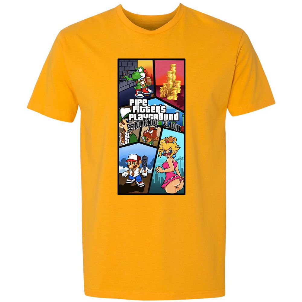 Premium Unisex T-Shirt - QYHBE7C9 - Gold - 12
