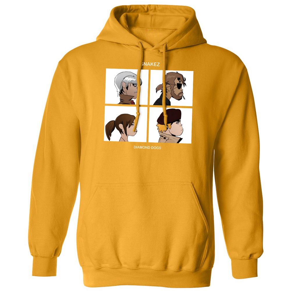 Classic Unisex Hoodie - QB94ADSX - Gold - 12