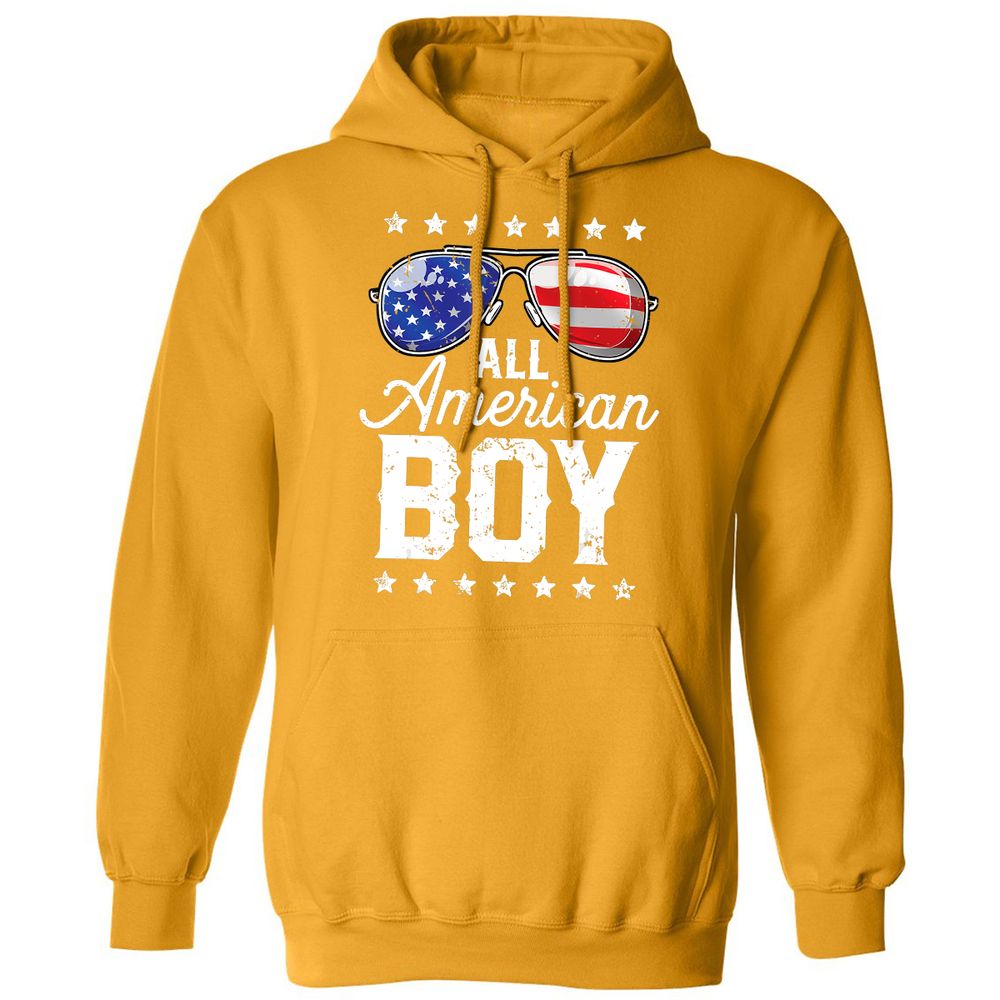 Classic Unisex Hoodie - 7YL5B5E4 - Gold - 12