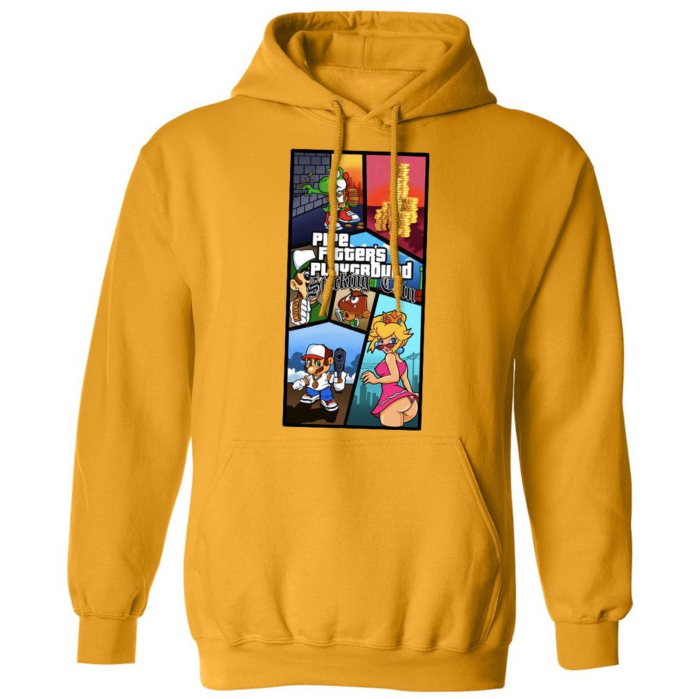 Classic Unisex Hoodie - D4B5SNZR - Gold - 12