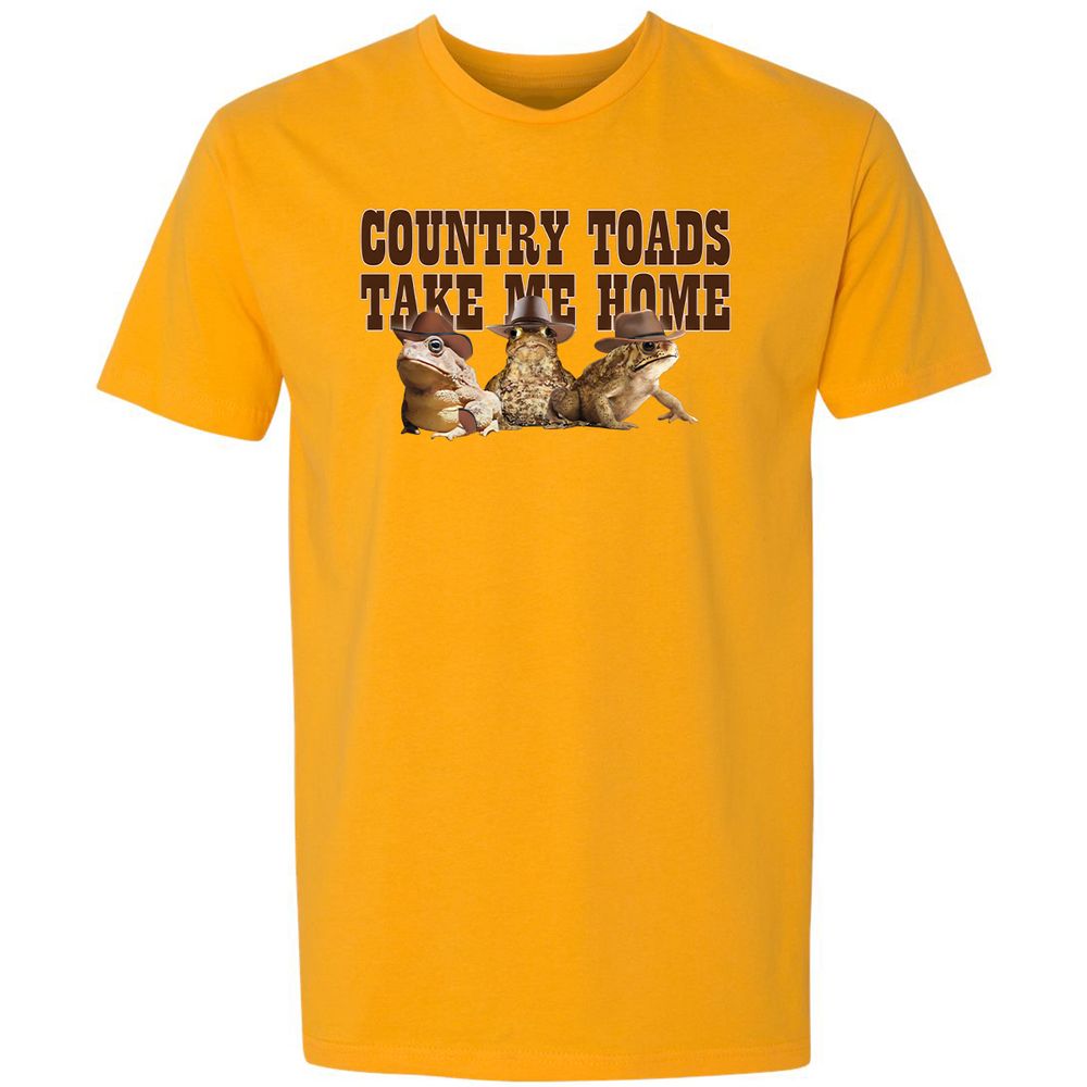 Country Toads Take Me Home - Gold - 12