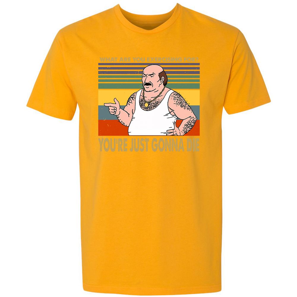 Premium Unisex T-Shirt - DFG5SE6F - Gold - 12
