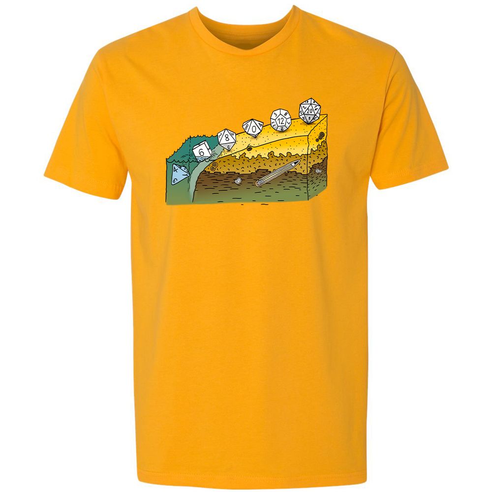 Premium Unisex T-Shirt - D19KQGYT - Gold - 12