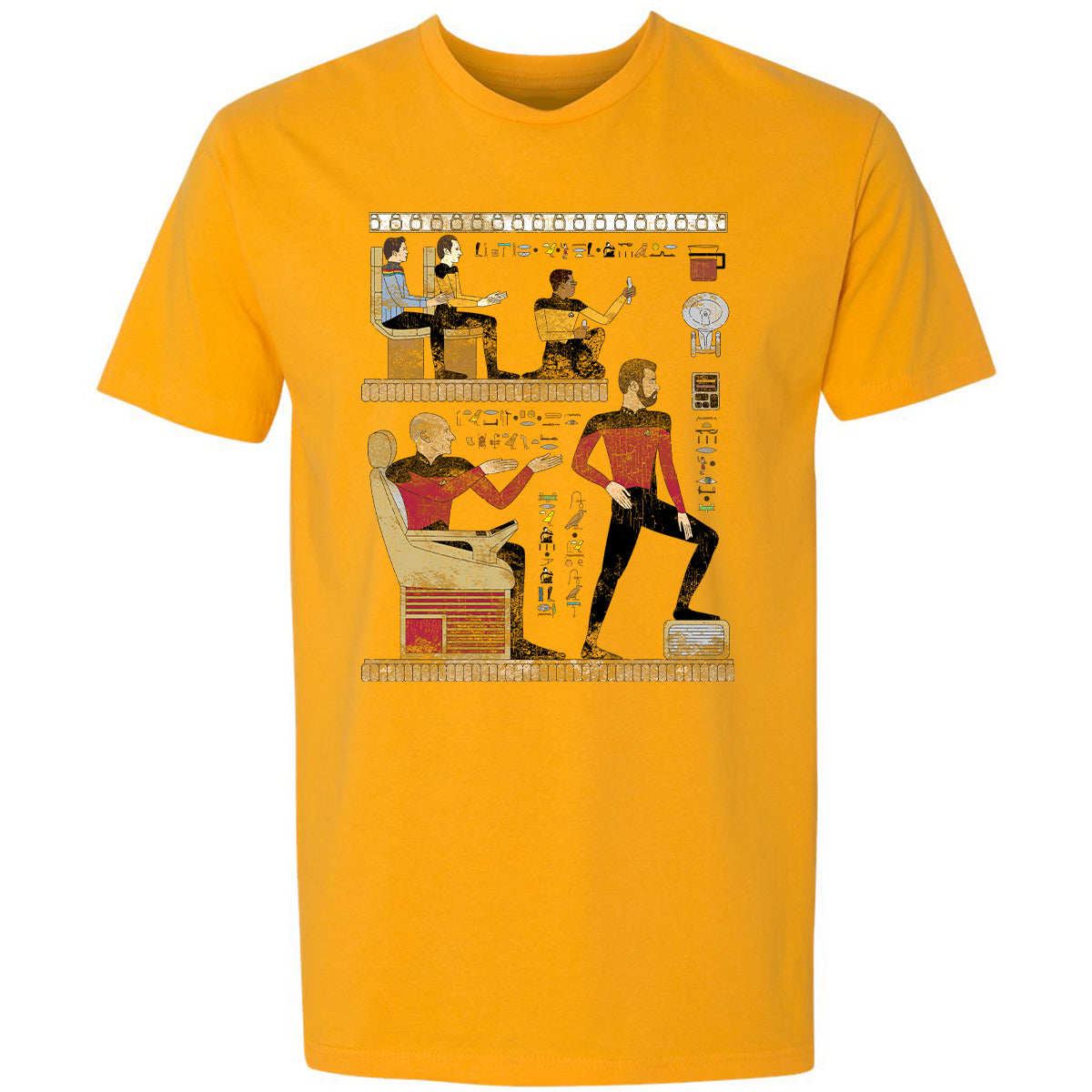 Premium Unisex T-Shirt - 2XMVL6NU - Gold - 12