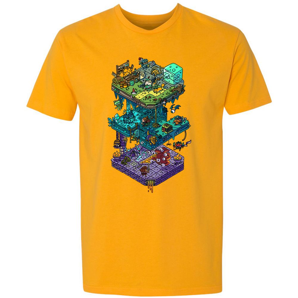 Premium Unisex T-Shirt - DA3TRBM3 - Gold - 12