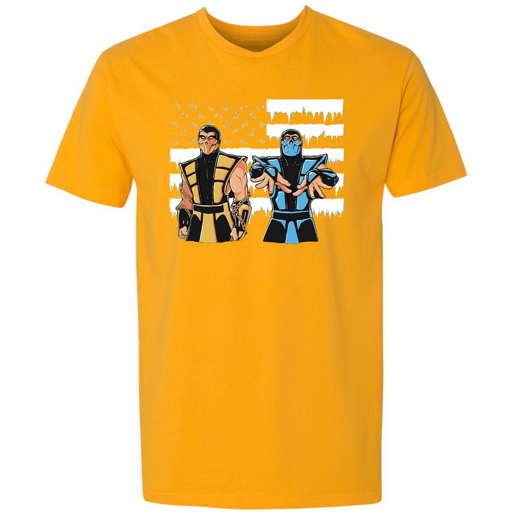 Premium Unisex T-Shirt - 7GT46CDS - Gold - 12